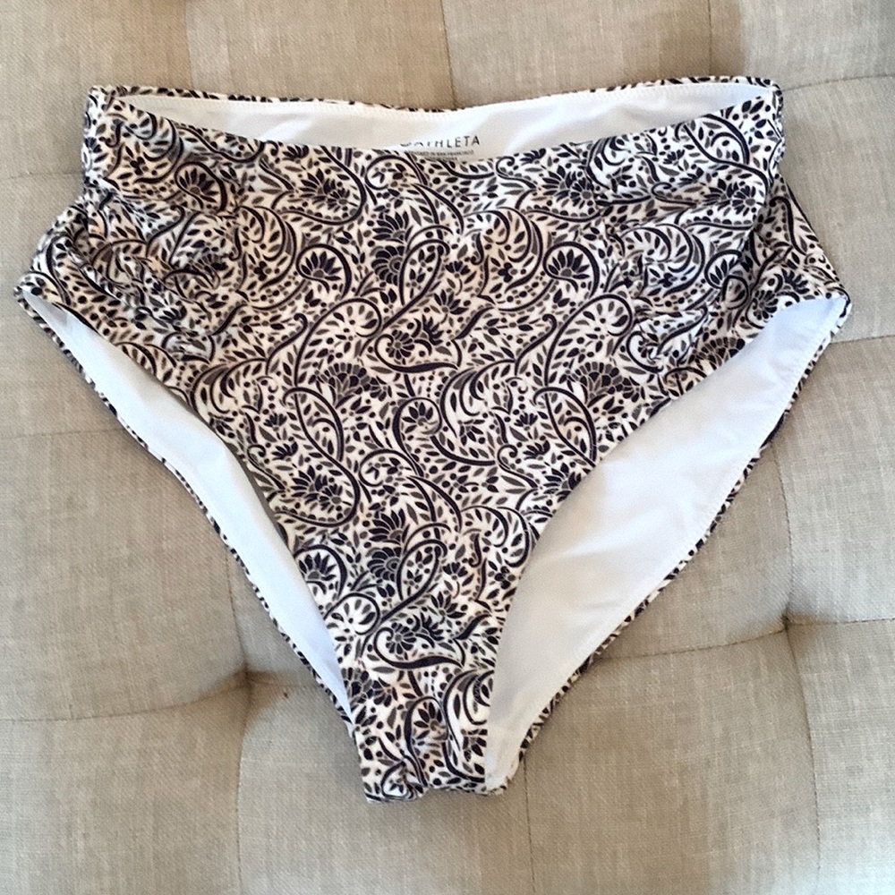 High rise Athleta Aqualuxe Batik bikini bottom